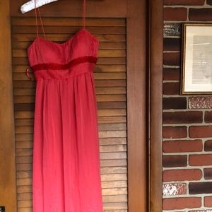 Light pink long Prom dress